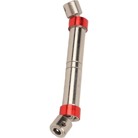 Arbre de transmission en acier léger haute précision pour voiture RC crawler Axial SCX10 90046 (95 à 130 mm) - Argent
