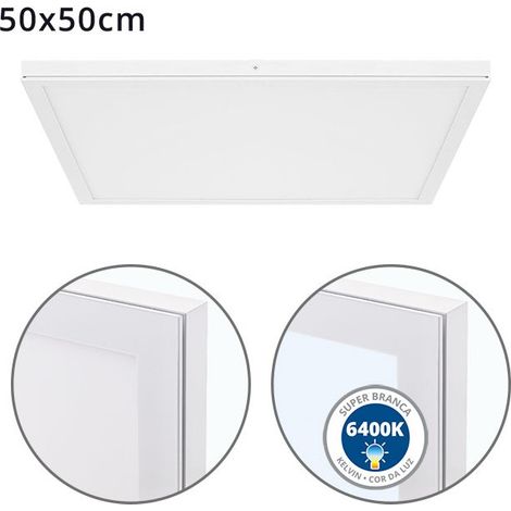VOLTATORI pannello di superficie 50x50 LED 48W Bianco INTERLUSA (1/3)