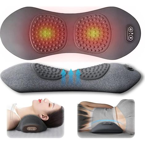 Massageur dorsal triple fusion - Nouveau 2026 - Traction électrique et chaleur - Pour nuque, épaules et sciatique - Support complet (1/5)
