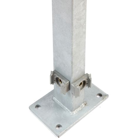 Eckpfosten 60/40, m.Bodenpl. L=1093 mm, fvz