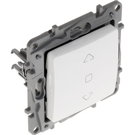 Interruttore di comando diretto per tapparelle a tre posizioni LE-764511 Niloe 10 A Legrand (1/5)