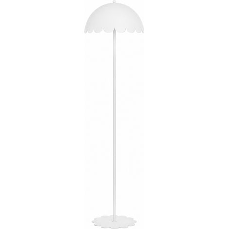 Lampadaire en métal blanc H142 cm - Flow (1/5)