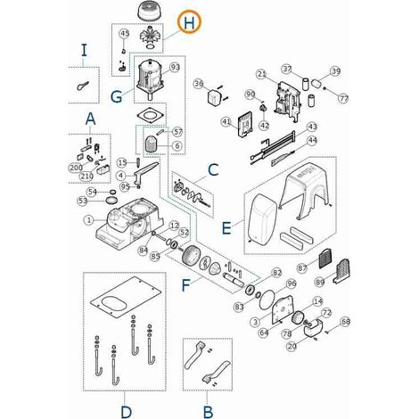 SPAMG167A00 Pieza de repuesto Encoder Assembly Run1800-2500 Pieza de repuesto original NICE SPAMG167A00