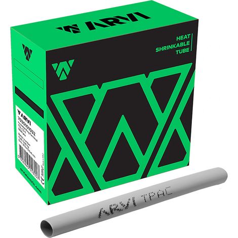 Boite De 5m De Gaine Thermorétractable Diamètre 25/12,5mm - Grise - Restreint 2:1 - Paroi Fine - Arvi Tpac-25.0-cz (1/3)