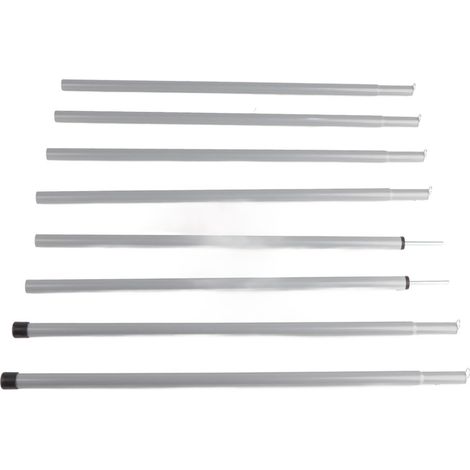 Poteau De Support Télescopique En Fer Pour Auvent De Plage Tente Extérieure Canopy Robuste 1 Pièce (1/5)