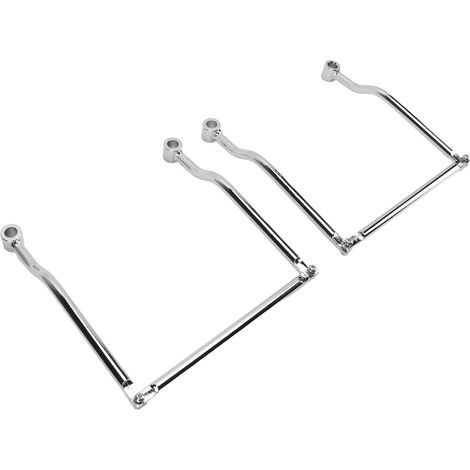 Support de fixation universel pour sacoches latérales moto, barres en acier robuste, trou de montage 12mm, kit de montage résistant. (1/5)