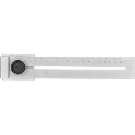 Guide de marquage de trous de 200 mm, aiguille de marquage pour le travail du bois, outil à barrer, ligne de traçage de menuisier, jauge de mesure