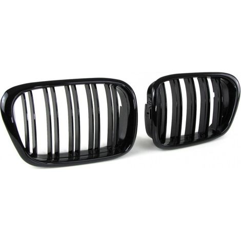 Doppel-Nieren-Gitter für BMW E39 (1995–2003) – schwarz, hochglänzend lackiert