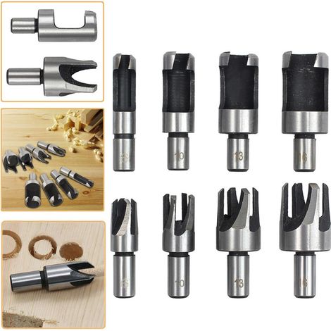 8-teiliges HSS-Holzbohrer-Set mit 6 mm / 10 mm / 13 mm / 16 mm Durchmesser