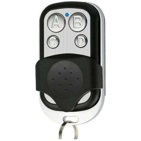 2er-Pack Universal-Torfernbedienungen, 433,92 MHz Frequenz für automatische Tore, große Reichweite – programmierbare Universal-Torfernbedienung mit festem Code und 12-V-Batterie im Lieferumfang enthal