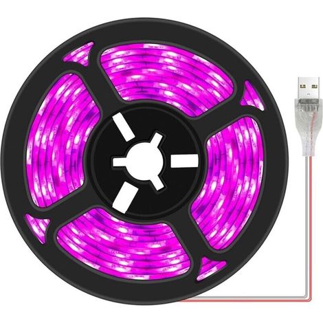 Bardusch-Bandes lumineuses LED pour culture de plantes Étanche Spectre complet Pour plantes d'intérieur, plantes grasses, hydroponiques Pour serre et jardinage Barres lumineuses USB(3M) (1/5)