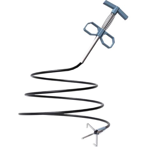 Unclogging Tool 4 Heavy Duty Flexible Spiral Claws Pipe
