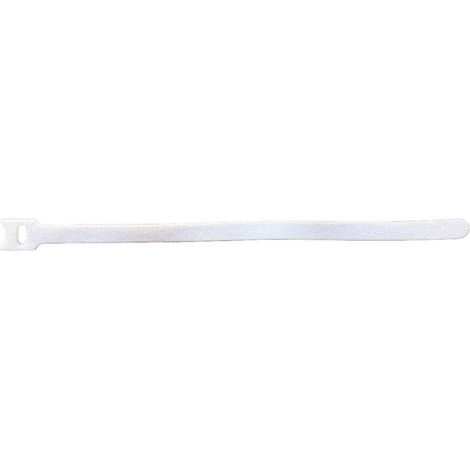 ProXtend Klettbänder 20 cm x 12 mm Weiß 50 Stück, CM-HL02012-50W