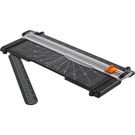 FISKARS Massicot - SureCut TripleTrack 30,5 cm A4-A3 - coupe papier précise bureau et loisirs créatifs