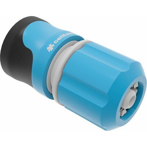 Cellfast Conector de manguera ERGO 3/8", material PC/ABS, 3 clips, 53-131