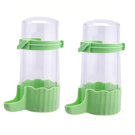 Mangeoire et Abreuvoir Automatique pour Oiseaux et Hamsters Distributeur de Nourriture et d'Eau pour Cage de Petits Animaux (1/5)