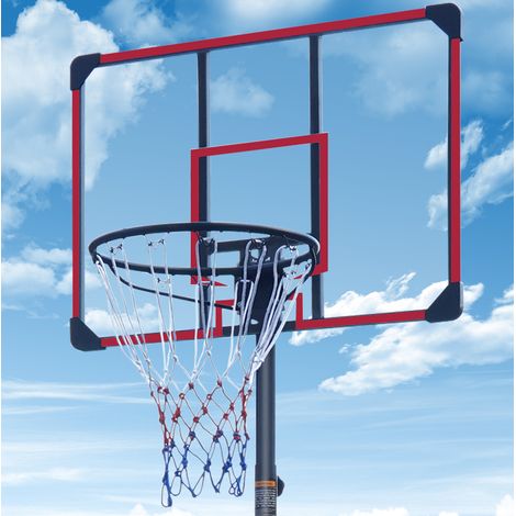 Canasta de baloncesto con soporte ajustable de 228,6 a 280,42 cm, con ruedas HAVRYA (1/4)