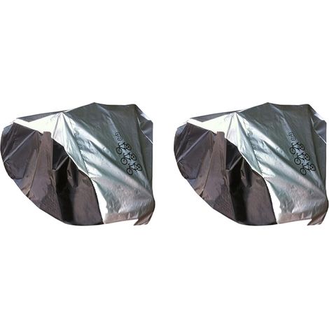 2X Housse de Pluie en Nylon Imperméable à la Poussière de Scooter de Cycle de Vélo de Triple 3 Vélos (1/4)