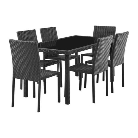 Gartenmöbel 1526 akela Tisch Sicherheitsglas 160x80cm
