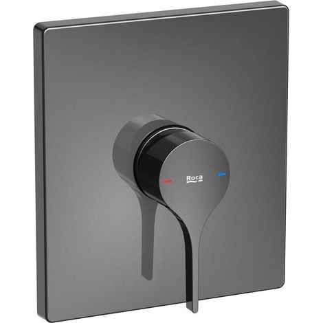 ROCA A5A2B3ACN0 INSIGNIA Grifo Monomando Empotrable Ducha Negro Titanio - ref: A5A2B3ACN0 (1/2)
