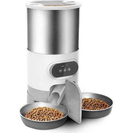 Distributeur automatique de nourriture pour chats et chiens de 4,5 L (1/5)