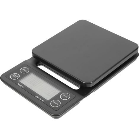Balance Électronique de Cuisine avec Minuteur et Compteur pour Peser Précisément Ingrédients et Café Capacité(5kg/0.1G) (1/5)