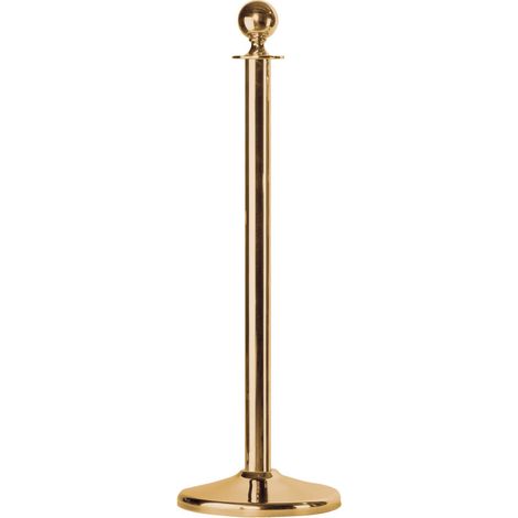 Poteau corde - Inox - Ø360x1000mm - Tête sphérique - Or - AF 2791 - Saro