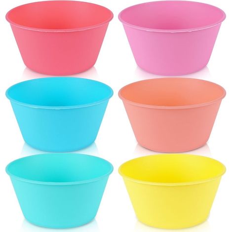 Plastikschüsseln 12,5 cm, 400 ml 6 Stück. (1/5)