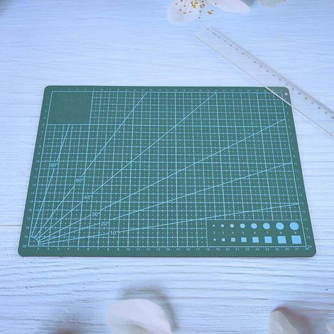 Tapis de découpe A3, raclette, planche à découper quadrillée, planche à découper en PVC (1/4)