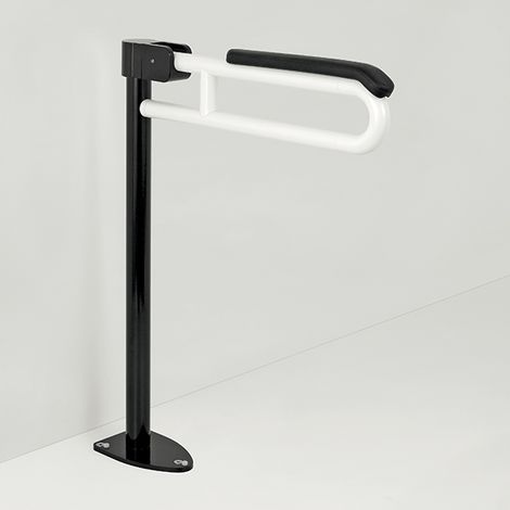 pba 01 Stützklappgriff Polster,PRH 615mm aus Nylon für Bodenmontage