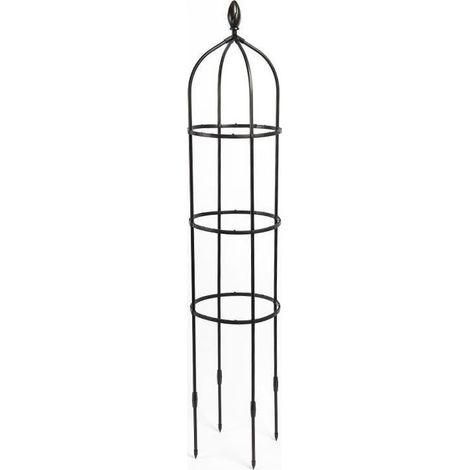 Obélisque de Jardin, Tuteur Plante Grimpante, Jardin Tuteurs de Plantes, Treillis Fleur Soutien de Arche de Jardin en Forme de Tour pour Plantes grimpantes,AAFGVC (1/3)