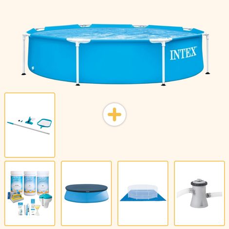 Intex Piscine Tubulaire Ronde - 244x51 cm - 6-pièces S20391 (1/5)