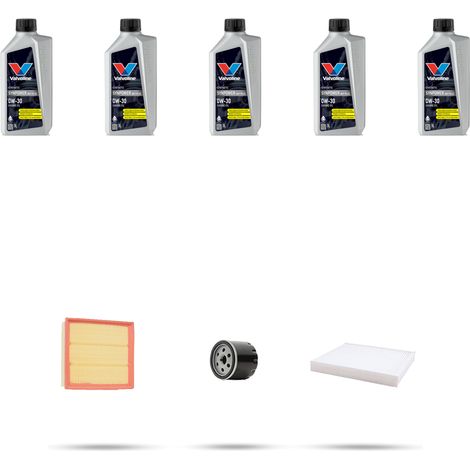Kit tagliando 3 FILTRI e 5L OLIO compatibile con Vw Caddy V (SB) 1.5 TSI 84kw Dal 2021 (1/5)
