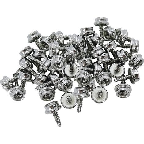 Lot de 120/240 vis taraudeuses professionnelles pour équipement mécanique Boulons et écrous de sécurité (1/5)