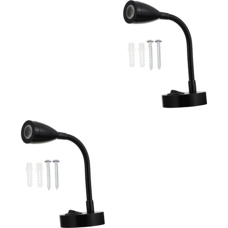 Mikinona 2 Pièces Lampe De Lecture Rv Lampes Table LED Spot (1/5)