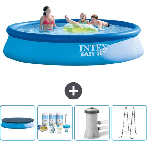 Intex Piscine Easy Set Ronde - 396x84 cm - 5-pièces SCB6 (1/5)