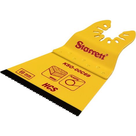 Starrett KSO-00C69 Flat-sided HCS Oscillating Blade 69 x 42mm x 18 TPI STRKSO00C69 (1/3)