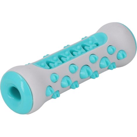 Beißring für Hunde, Zahnungsspielzeug, Zahnreinigungs- und Zahnputzstäbchen, Grau-Blau (1/5)