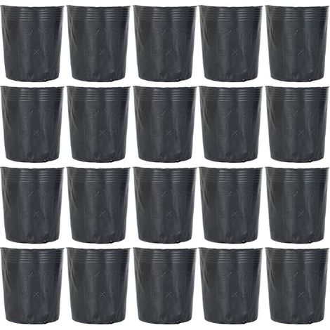 300 Seedling Buckets 9 x 9 cm, Nursery Pots with Drainage (1/5)