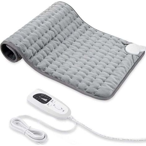 Couverture chauffante de physiothérapie, couverture électrique, réglage de la température à plusieurs niveaux, coussin chauffant chaud, couverture drapée super douce en cristal 76x40CM (1/4)