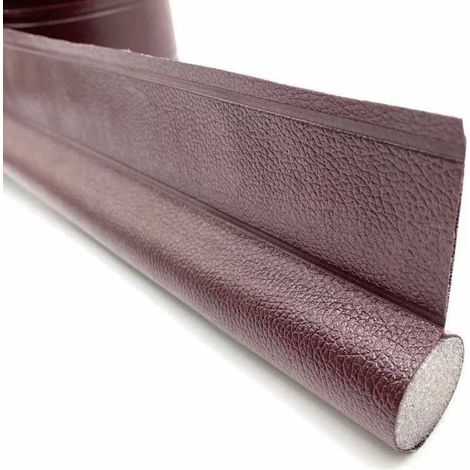 Joint de porte marron 95 cm, mousse autocollante étanche, coupe-vent et insonorisante (1/5)