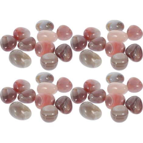 Pierres de cristal pour aquarium, décoration compatible, 1 paquet de galets naturels de couleurs assorties (1/5)