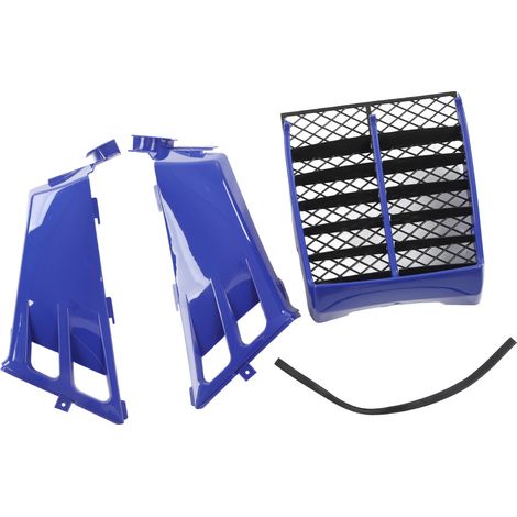 Caches radiateur et protections latérales de réservoir 2GU W2175 80 00 pour Banshee 350 YFZ350 LE – Bleu, kit complet (1/5)