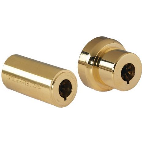 Jeu de cylindres pour verrou double entrée 5 ailettes 45mm - POLLUX - 912500