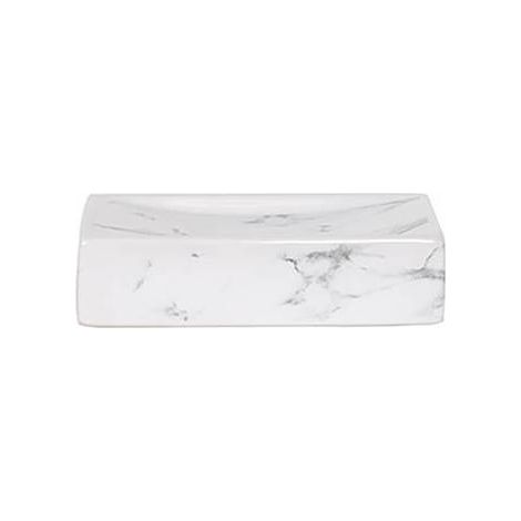 PORTA SAPONE IN CERAMICA TOSCANA Bianco