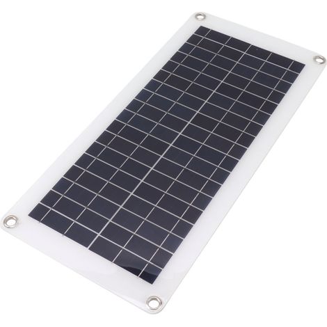 Kit de panneau solaire polycristallin 10W 18V avec boîtier de batterie pour voiture, bateau, lampadaire