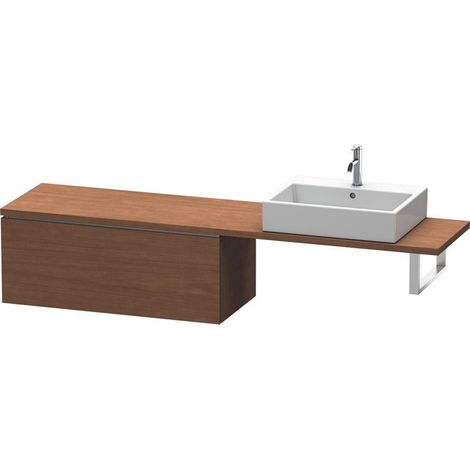 Consolle bassa L-CUBE 1020x477x400mm noce america