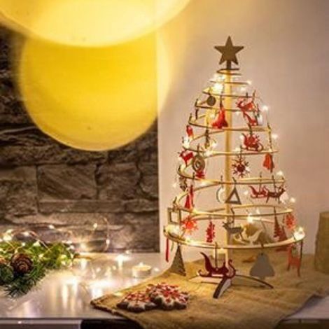 Luce al led bianco calda per albero di Natale (kit da 3) (1/2)