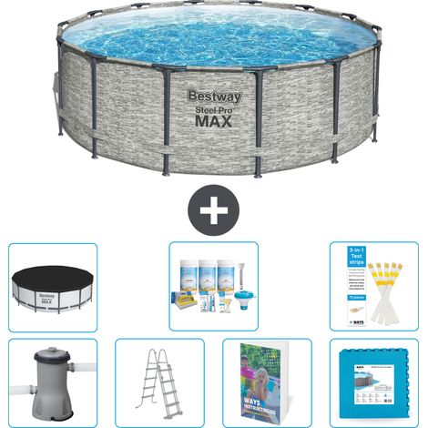 Bestway Steel Pro MAX Rund - 427x122 cm - 8-teilig S536