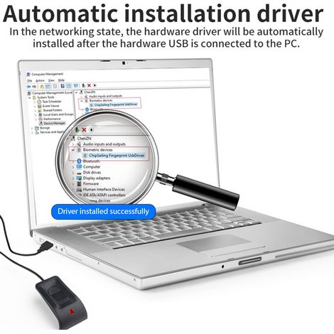 USB dingerprint reader bureau biometric scanner mot de passe fonctionnement gratuit pour pièces ordinateur portable, pour le bureau (1/5)